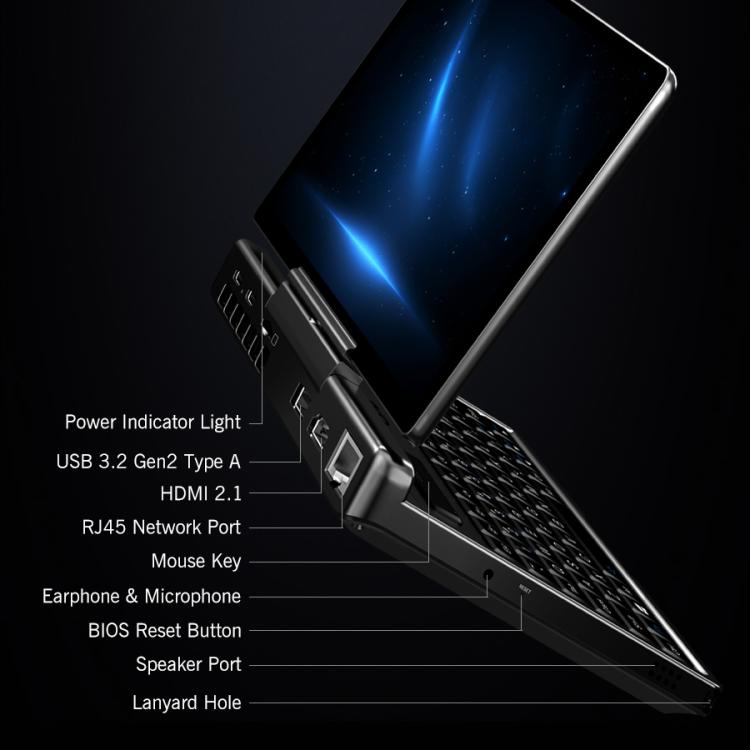 GPD MicroPC 2 Handheld Gaming PC, 16GB+512GB, 7 inch Windows 11 Pro Intel Processor N250, US Plug — view 12