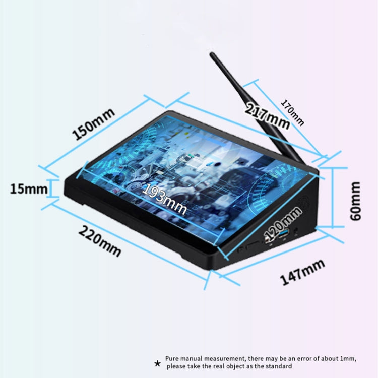 PiPo X9S All-in-One Mini PC, 9.0 inch, Windows 10 Intel Celeron J4105 Quad Core, US Plug, 4GB+64GB