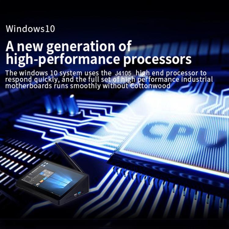 PiPo X9S All-in-One Mini PC, 9.0 inch, Windows 10 Intel Celeron J4105 Quad Core, US Plug, 4GB+64GB