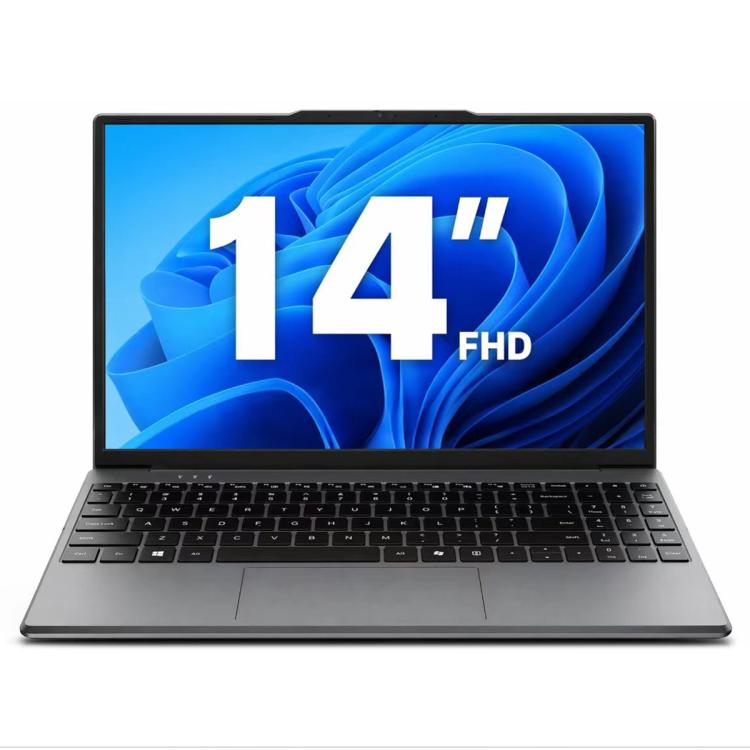 E140C 14 inch Lightweight Laptop, 8GB+256GB, Windows 11 Intel Celeron N5095 Quad Core, US Plug