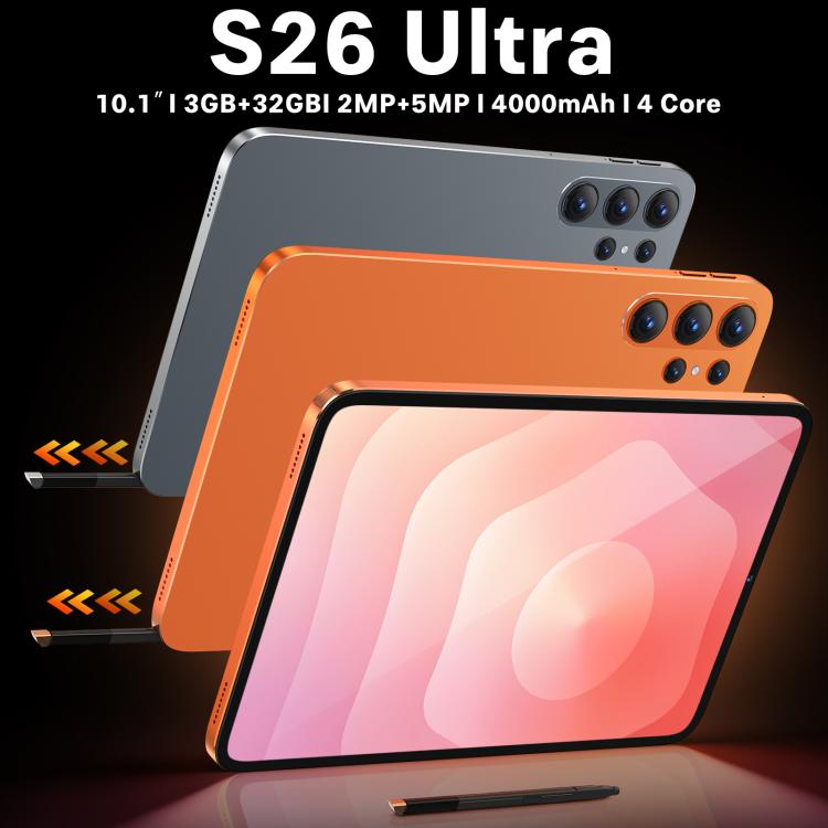 S26 Ultra 10.1 inch WiFi Tablet PC, 3GB+32GB, Android 10 MTK6750 Octa Core, US Plug