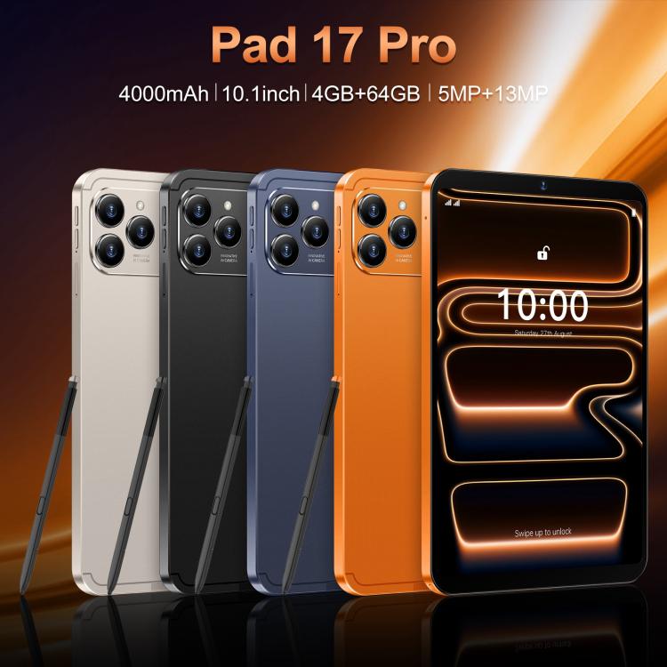Pab 17 Pro 10.1 inch 4G LTE Tablet PC, 4GB+64GB, Android 10 MTK6755 Octa Core, EU Plug