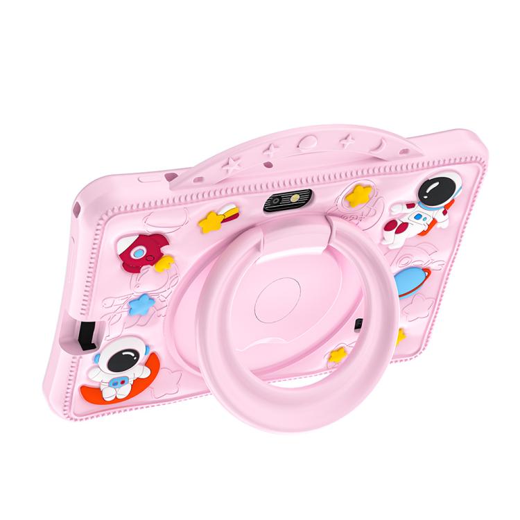 7 inch WiFi Kids Tablet PC with Portable Astronaut Silicone Case, 1GB+16GB, Android 8.0 MTK6735 Quad Core CPU, UK Plug