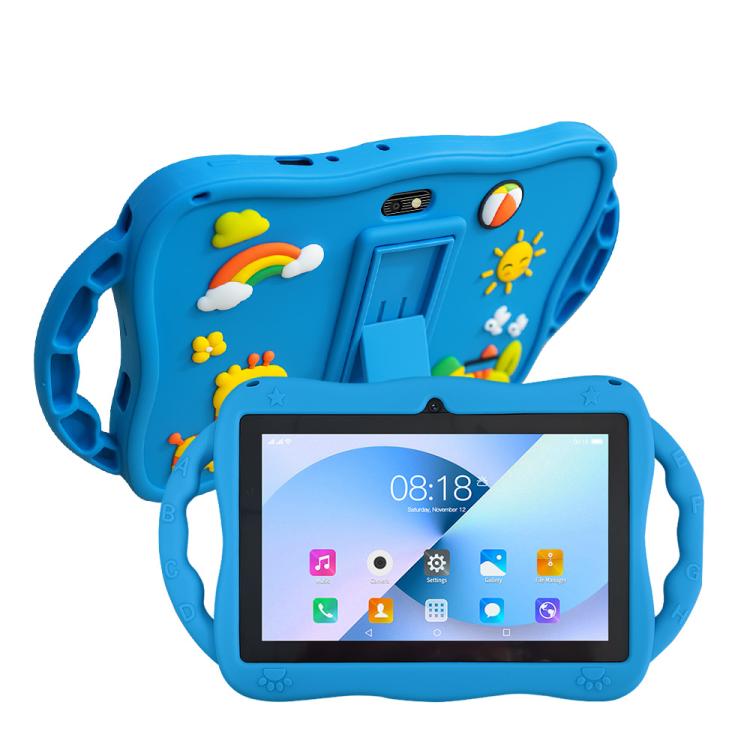 7 inch WiFi Kids Tablet PC with Giraffe Silicone Case, 1GB+16GB, Android 8.0 MTK6735 Quad Core CPU, US Plug
