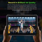 HOTWAV Tab R9 Ultra IP68/IP69K Rugged Tablet, 8GB+512GB, 11 inch Android 15 Unisoc T8200 Octa Core 5G Network, Global Version with Google Play, EU Plug