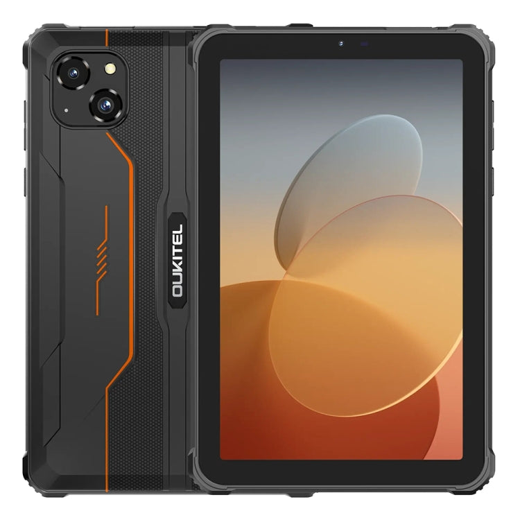 OUKITEL RT3 Pro 4G Network IP68/IP69K Rugged Tablet, 4GB+128GB, 8.0 inch Android 14 MediaTek G81 Octa-Core Support Dual SIM, EU Plug
