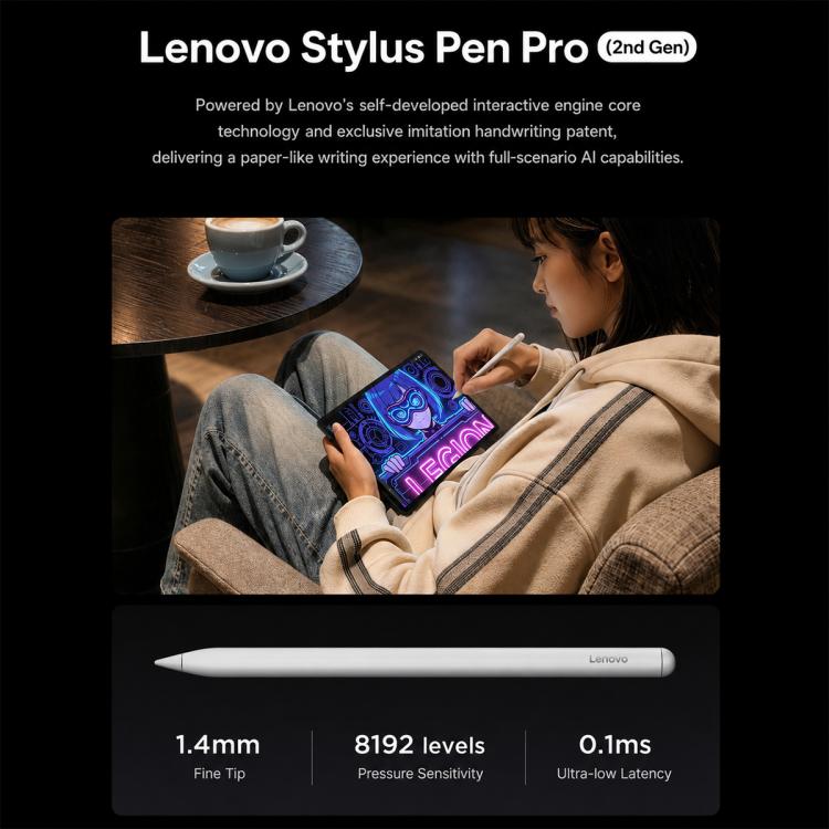 Lenovo LEGION Y900 13 AI Tablet, 13 inch Wi-Fi, 16GB+256GB, Android 16, Snapdragon 8 Elite Octa Core, US Plug