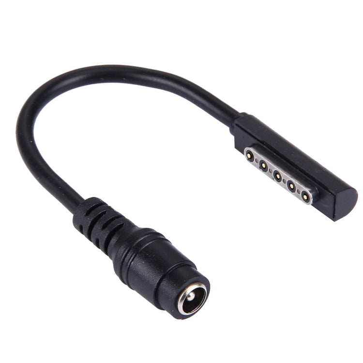 Microsoft 5 Pin Magnetic to 5.5x2.1mm Female Interfaces Power Adapter Charger Cable for Microsoft Surface RT / Pro 2 / Pro 1 Tablet