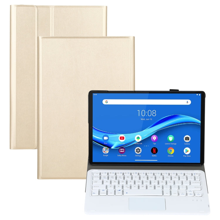 AM10-A Detachable Bluetooth Backlight Keyboard Ultrathin Horizontal Flip Leather Tablet Case with Touchpad & Holder for Lenovo M10 Plus 10.3 inch X606F — view 12