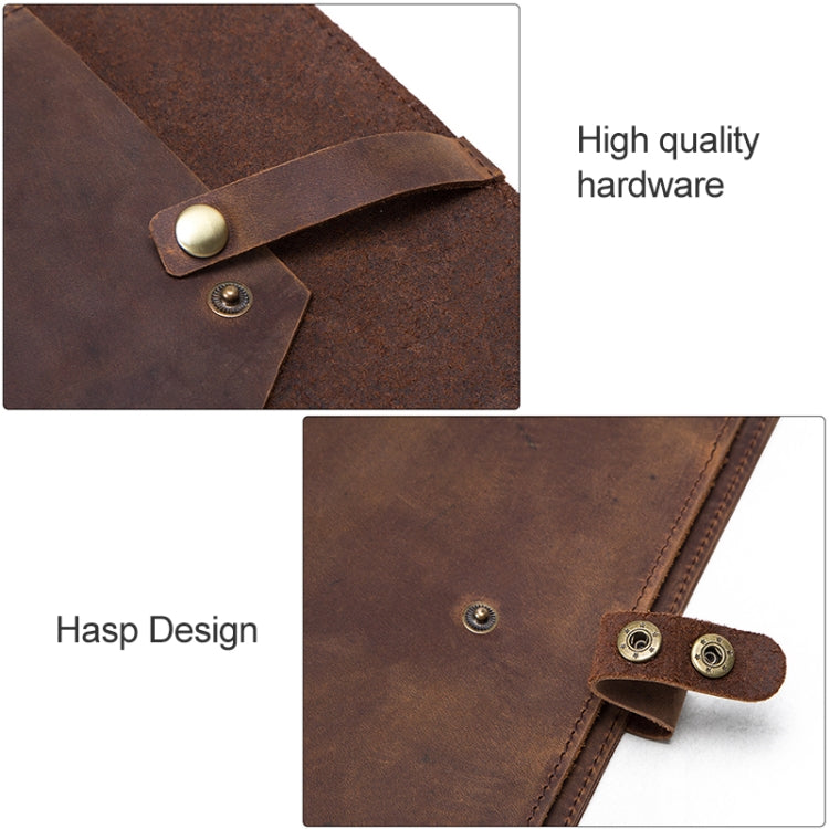 CF2002 For iPad Pro 10.5 inch Retro Crazy Horse Texture Buckle Multifunctional Tablet PC Protective Leather Case with Mobile Phone / Notebook Pockets & Card Slots
