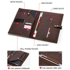 CF2002 For iPad Pro 10.5 inch Retro Crazy Horse Texture Buckle Multifunctional Tablet PC Protective Leather Case with Mobile Phone / Notebook Pockets & Card Slots