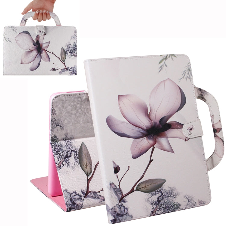 Magnolia Pattern Horizontal Flip Leather Case for Amazon Kindle Fire HD 10 2015/2017, with Holder & Card Slot & Wallet