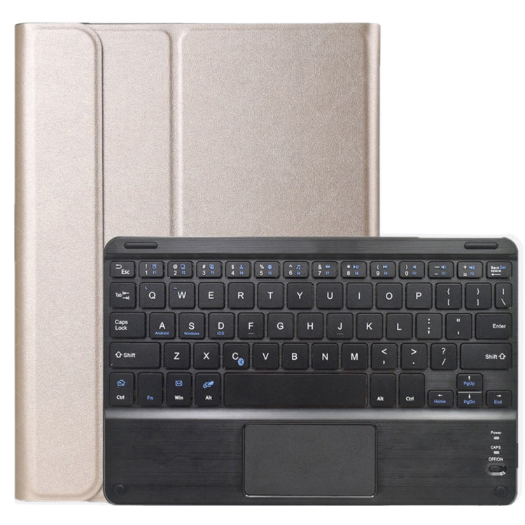 DY-E10 2 in 1 Removable Bluetooth Keyboard + Protective Leather Tablet Case with Touchpad & Holder for Lenovo Tab E10 — view 8