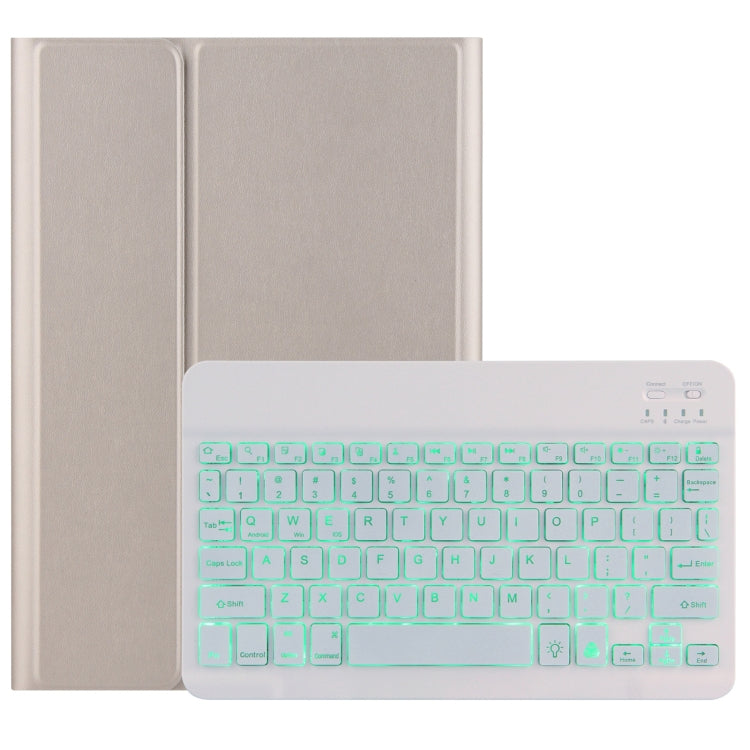 M10S 2 in 1 Removable Bluetooth Keyboard + Leather Tablet Case with Backlight & Holder for Lenovo Tab M10 TB-X505X — view 7