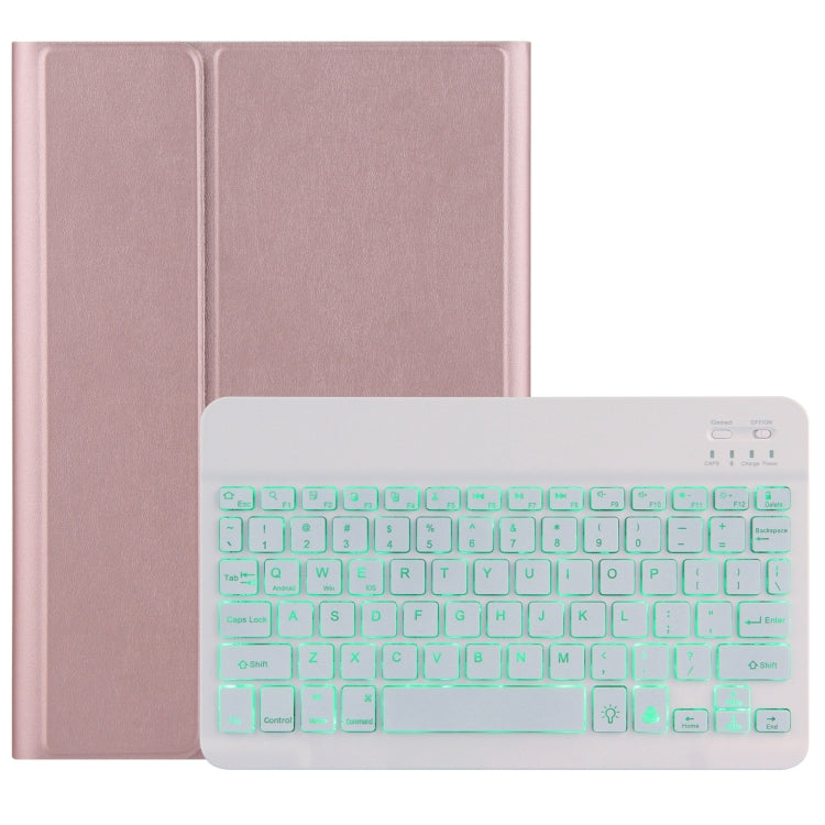 M10S 2 in 1 Removable Bluetooth Keyboard + Leather Tablet Case with Backlight & Holder for Lenovo Tab M10 TB-X505X — view 8