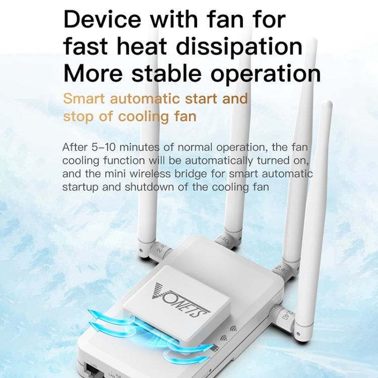 VONETS VAR600-H 600Mbps Wireless Bridge WiFi Repeater