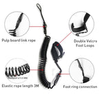 Windsurfboard Safety Rope, Length: 3m Max, Rotatable Foot Rope