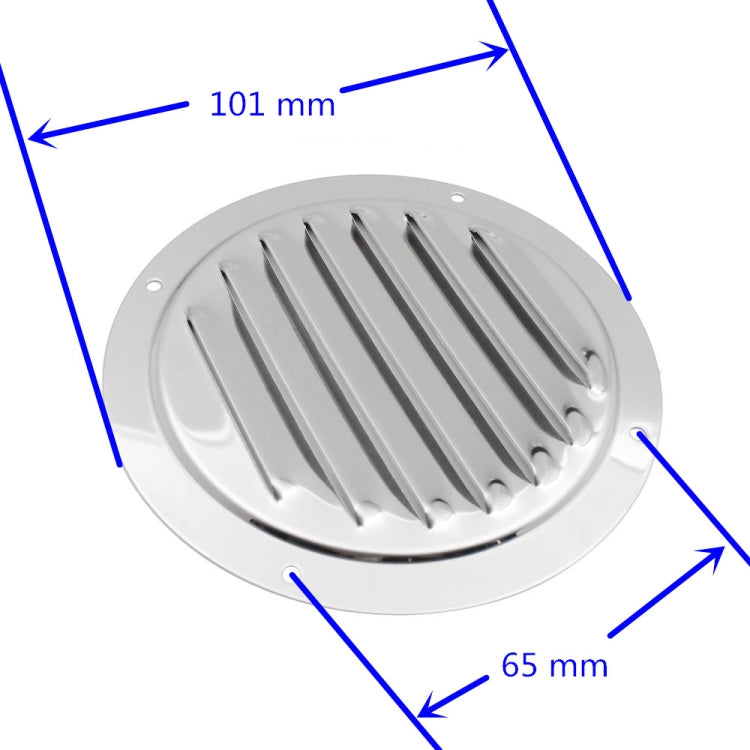 316 Stainless Steel Round Ventilation Panel, 4 inch