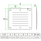 316 Stainless Steel Ventilation Panel