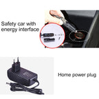 CZ-208 50-60W 2A 12V ABS Home Car Dual Purpose Small-scale Inflatable Pump, Line Length: 1.8m, US Plug — view 4