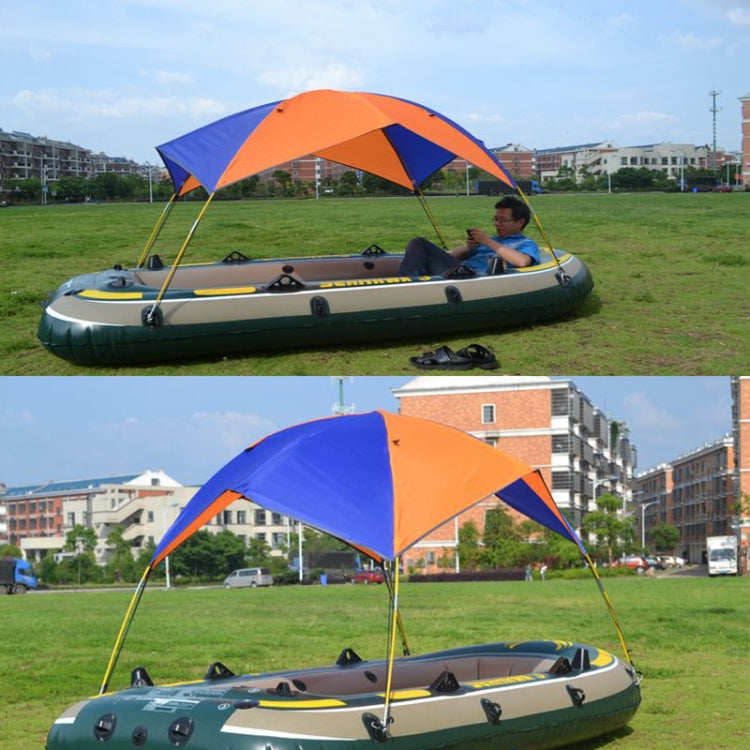 68347 Folding Awning Canoe Rubber Inflatable Boat Parasol Tent for 2 Person, Boat is not Included