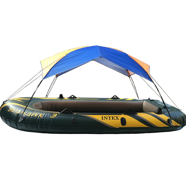 68349 Folding Awning Canoe Rubber Inflatable Boat Parasol Tent for 3 Person, Boat is not Included