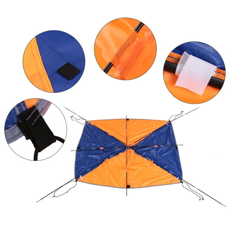 68349 Folding Awning Canoe Rubber Inflatable Boat Parasol Tent for 3 Person, Boat is not Included