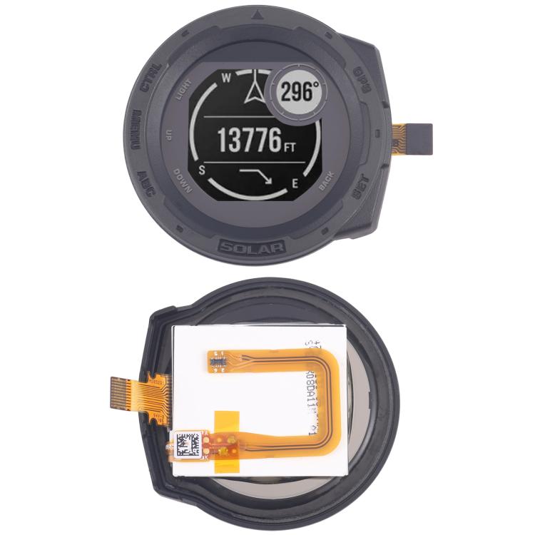 Original Disassembled LCD Screen with Digitizer Full Assembly, For Garmin Instinct 1 Solar — view 8
