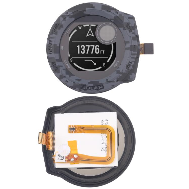 Original Disassembled LCD Screen with Digitizer Full Assembly, For Garmin Instinct 1 Solar