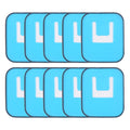10pcs Waterproof Rubber Ring, For Apple Watch Series 6 40mm