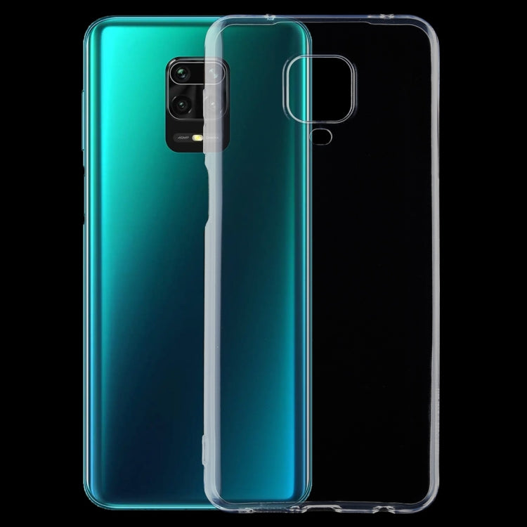 0.5mm Ultrathin Transparent TPU Soft Protective Case, For Xiaomi Redmi Note 9 Pro