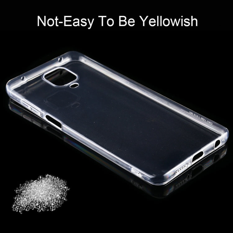 0.5mm Ultrathin Transparent TPU Soft Protective Case, For Xiaomi Redmi Note 9 Pro