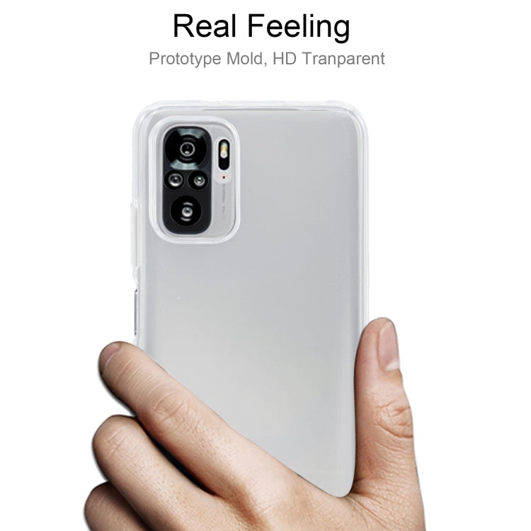 0.75mm Ultra-thin Transparent TPU Soft Protective Case, For Xiaomi Redmi Note 10