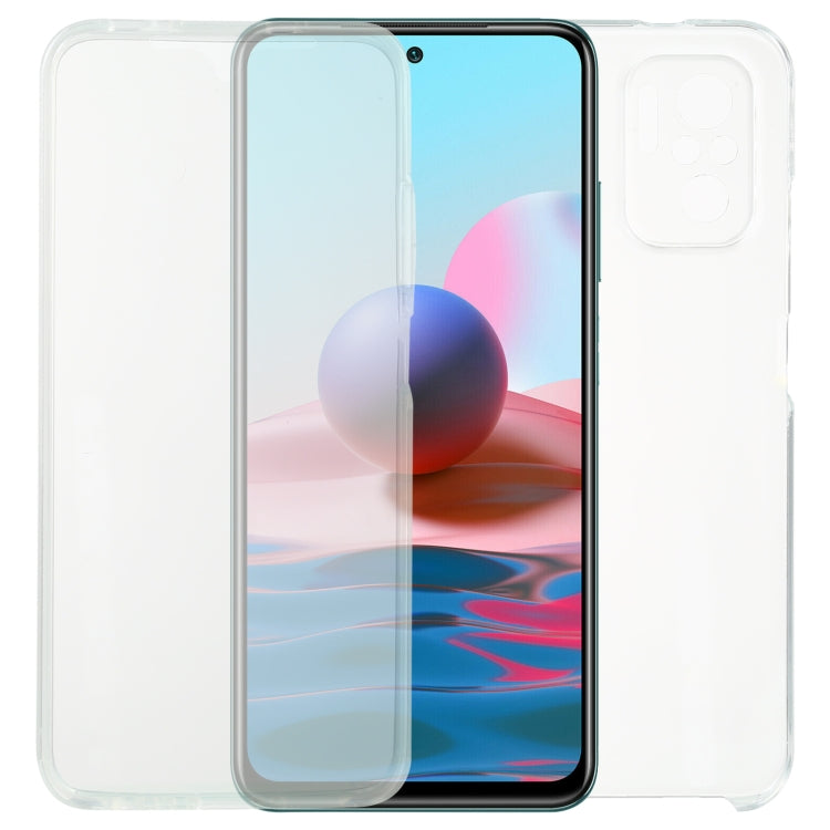 PC+TPU Ultra-Thin Double-Sided All-Inclusive Transparent Case, For Xiaomi Redmi Note 10