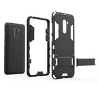 Shockproof PC + TPU Case for Xiaomi Pocophone F1, with Holder