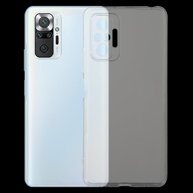 0.75mm Ultra-thin Transparent TPU Soft Protective Case, For Xiaomi Redmi Note 10 Pro