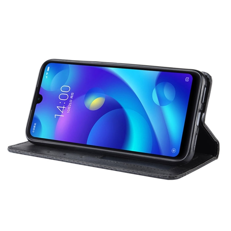 Magnetic Buckle Retro Texture Horizontal Flip Leather Case for Xiaomi Mi Play, with Holder & Card Slots & Wallet