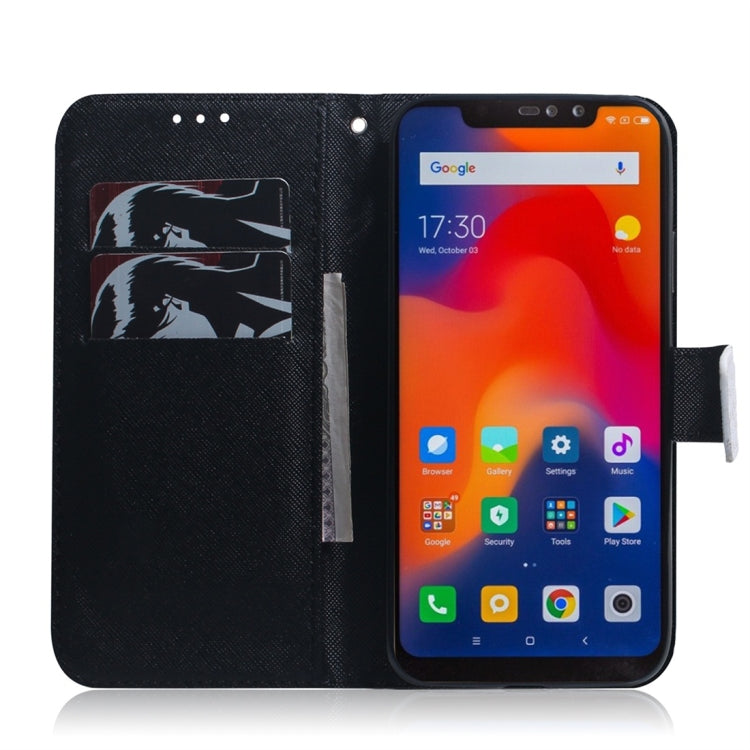 Panda Pattern Coloured Drawing Horizontal Flip Leather Case for Xiaomi Redmi Note 6 / Redmi Note 6 Pro, with Holder & Card Slots & Wallet