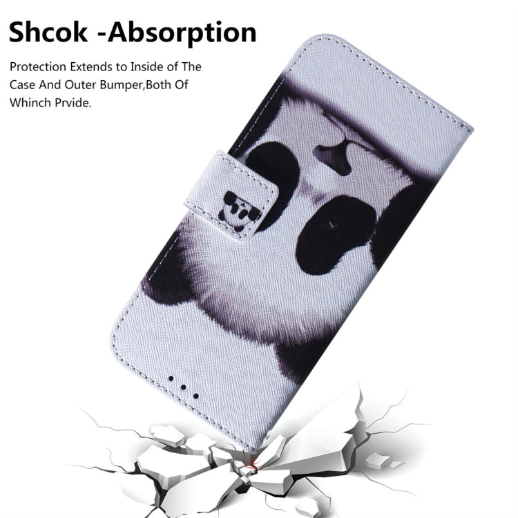 Panda Pattern Coloured Drawing Horizontal Flip Leather Case for Xiaomi Redmi Note 6 / Redmi Note 6 Pro, with Holder & Card Slots & Wallet