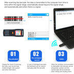 NEWSCAN NS8103T Two-dimensional Wireless Barcode Scanner Collector — view 6