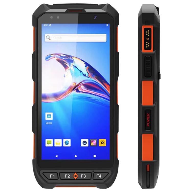 5.5 inch Android 10 IP65 RFID Handheld Industrial Data Terminal Barcode Scanner, Style: NFC UHF