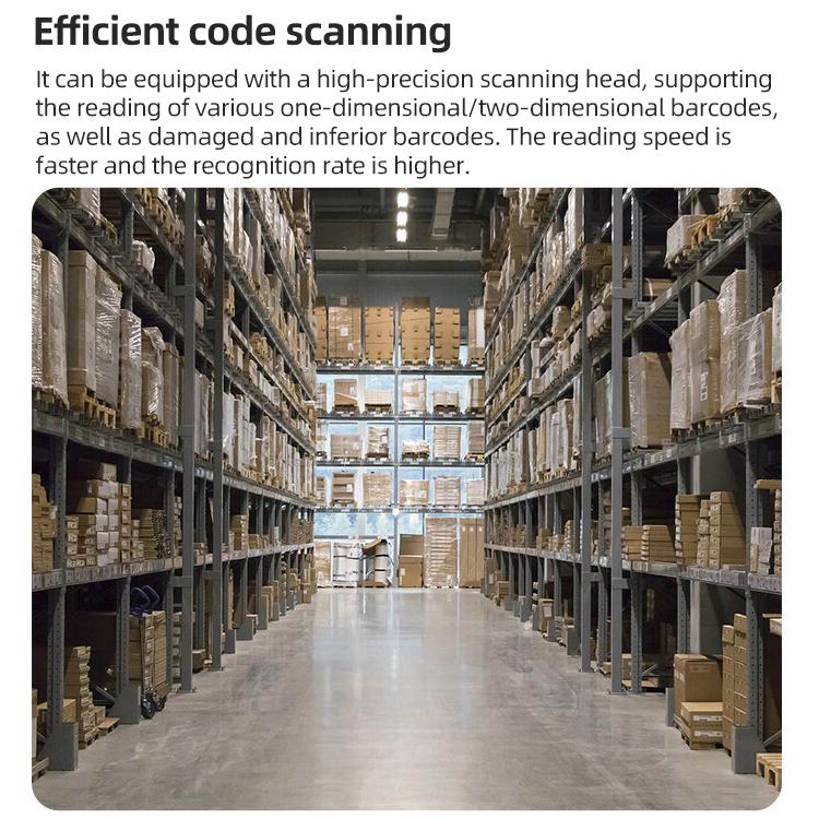 5.5 inch Android 10 IP65 RFID Handheld Industrial Data Terminal Barcode Scanner, Style: NFC UHF
