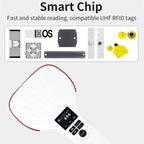 Long Range RFID UHF Portable Handheld Bluetooth Reader, Style: Standard + 2D Head, Standard + 2D Head, Standard + 2D Head, Standard + 2D Head — view 9
