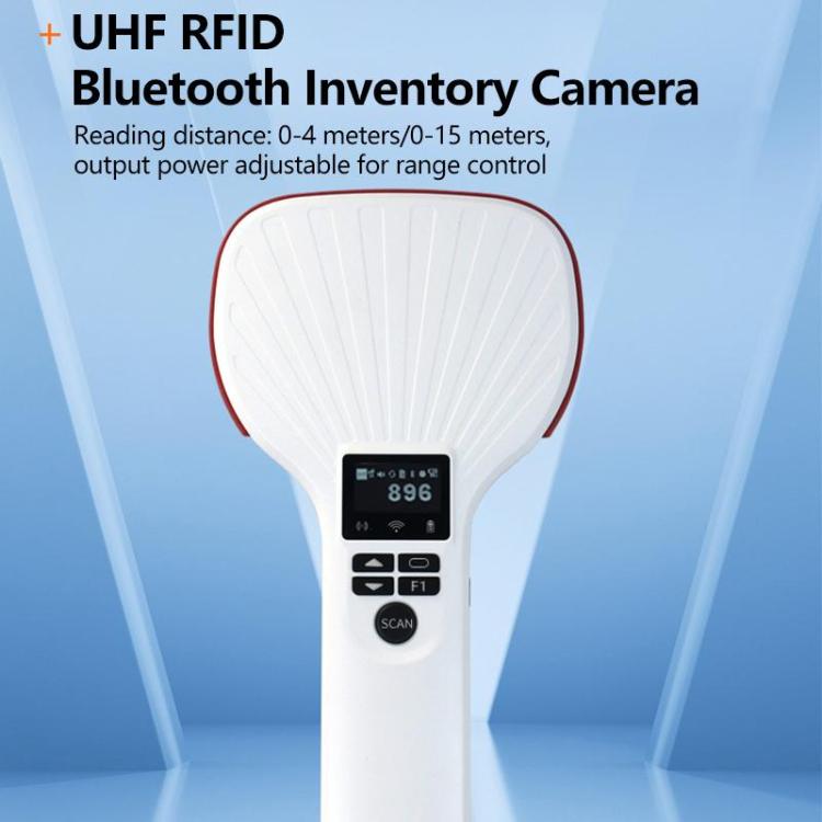 E710 Chip Long Range RFID UHF Portable Handheld Bluetooth Reader, Style: Enhanced + 2D Head, Enhanced + 2D Head, Enhanced + 2D Head, Enhanced + 2D Head