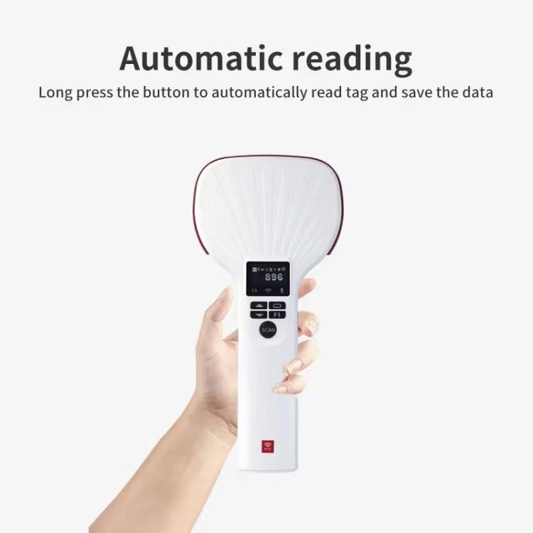 E710 Chip Long Range RFID UHF Portable Handheld Bluetooth Reader, Style: Enhanced + 2D Head, Enhanced + 2D Head, Enhanced + 2D Head, Enhanced + 2D Head