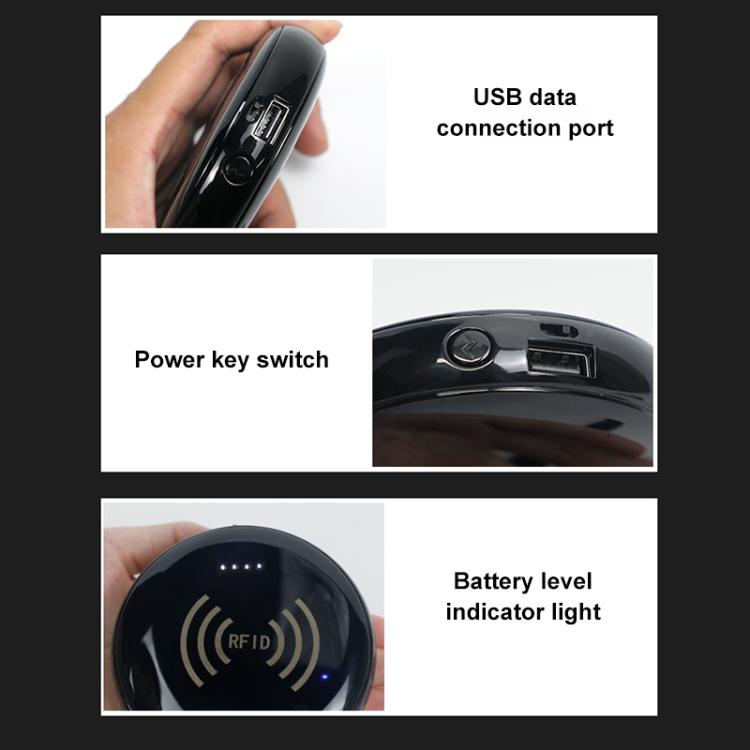 UHF RFID Handheld Portable Tag Bluetooth Reader