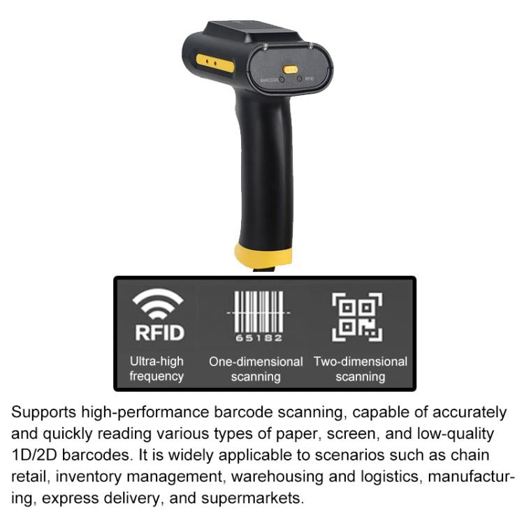 UHF RFID Handheld Card Reader Cash Register Settlement Scanner, Style: USB — view 5