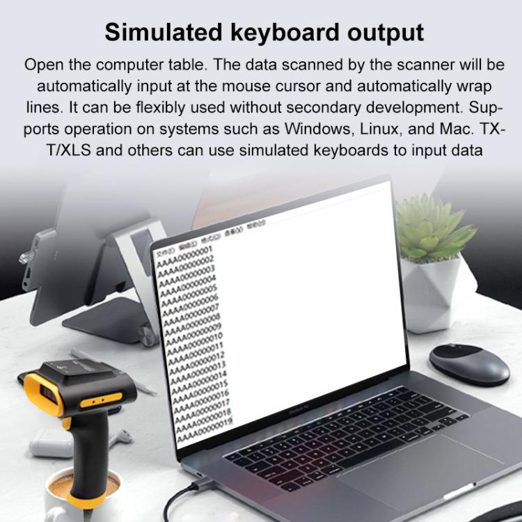 UHF RFID Handheld Card Reader Cash Register Settlement Scanner, Style: USB — view 7