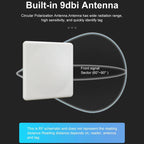UHF RFID Long Range 9dBi Integrated Reader with E710 Chip, Style: Add Power Over Ethernet