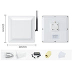 UHF Middle Range RFID Integrated Reader Identification Distance 0-5m, Style: Add WiFi Communication — US Plug